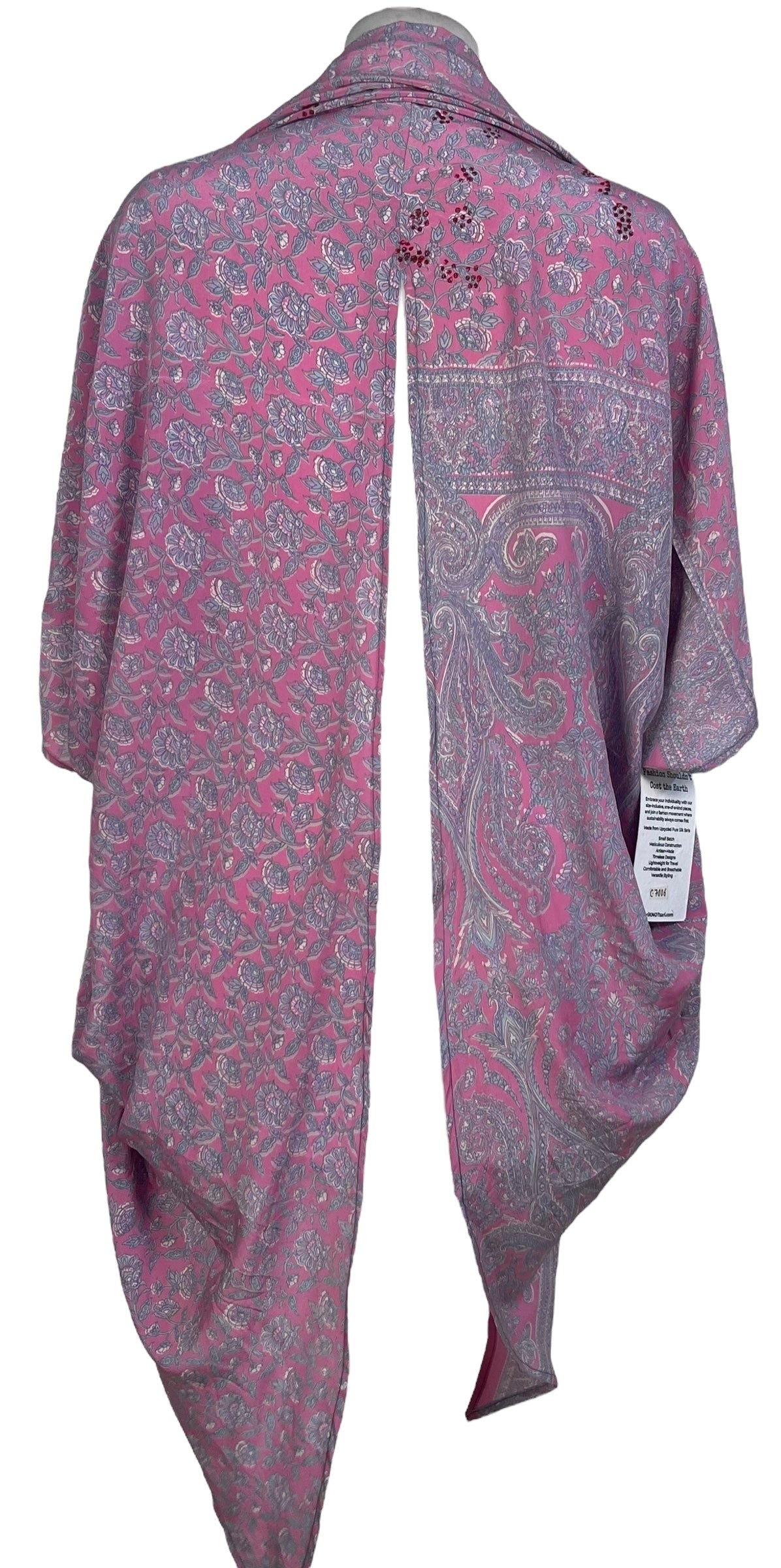 PRC7006 Avatar Pure Silk Cardigan - Velora