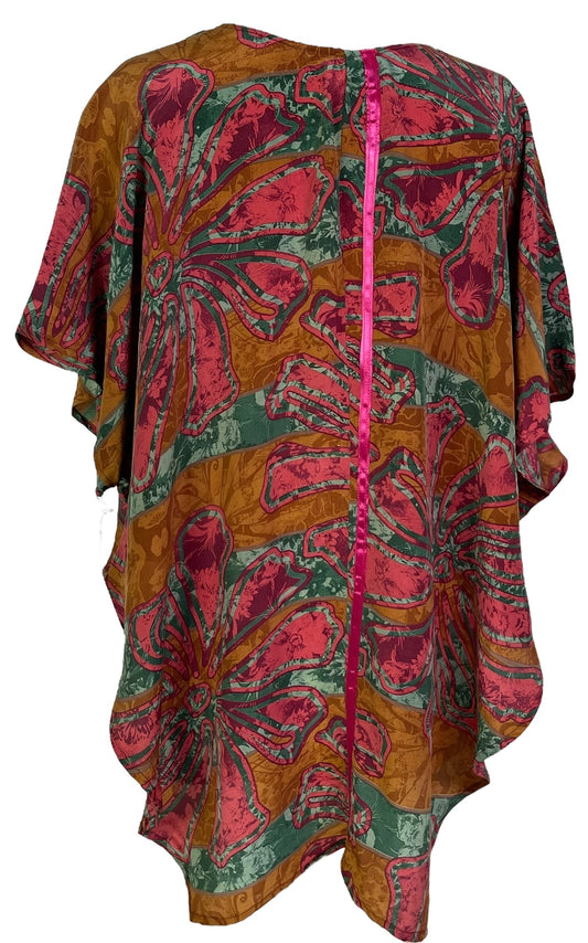 PRC7016 Avatar Pure Silk Waterfall Top - Velora