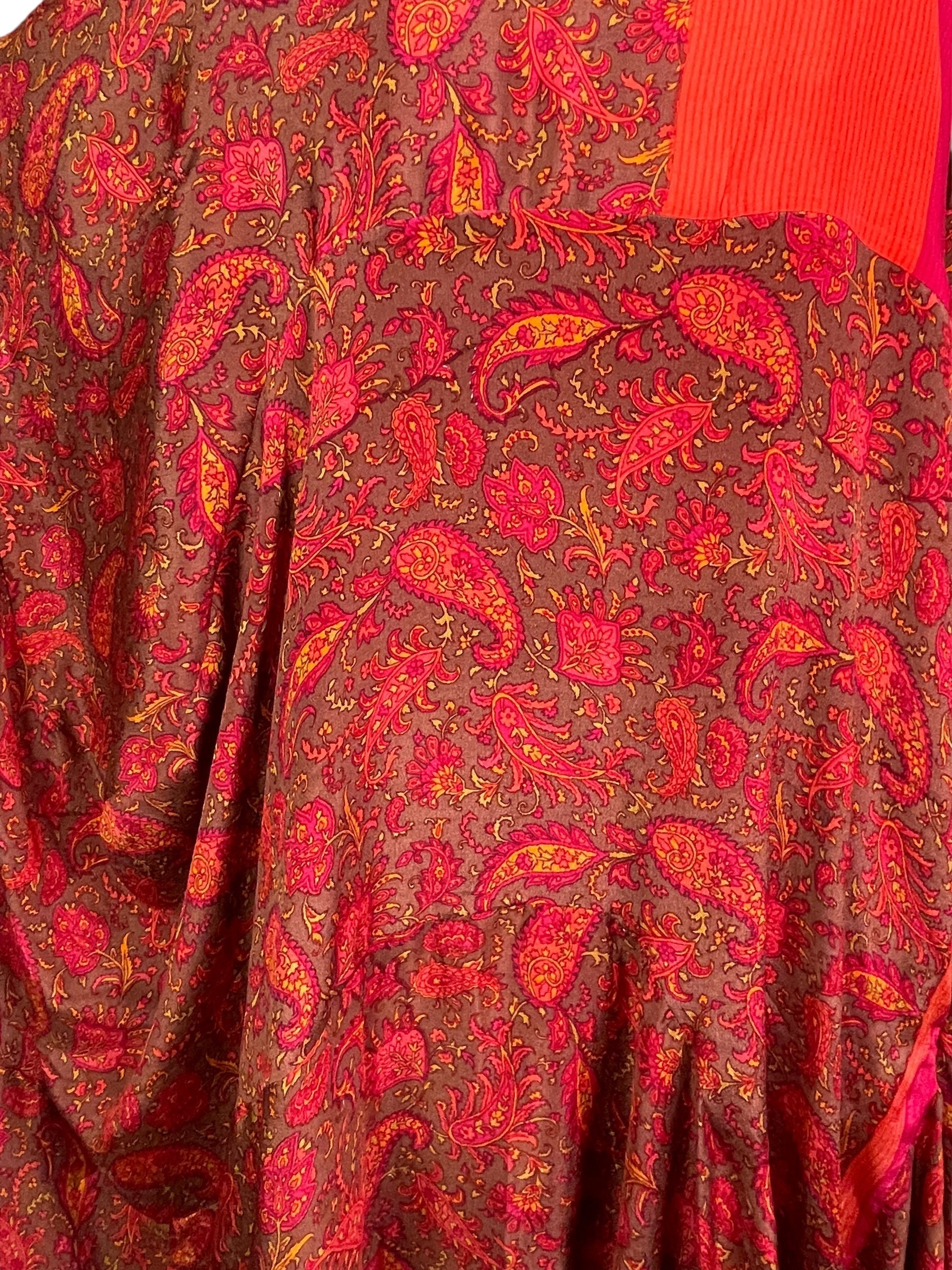 PRC7809 Avatar Pure Silk Sculptural Long Tunic Dress - Velora