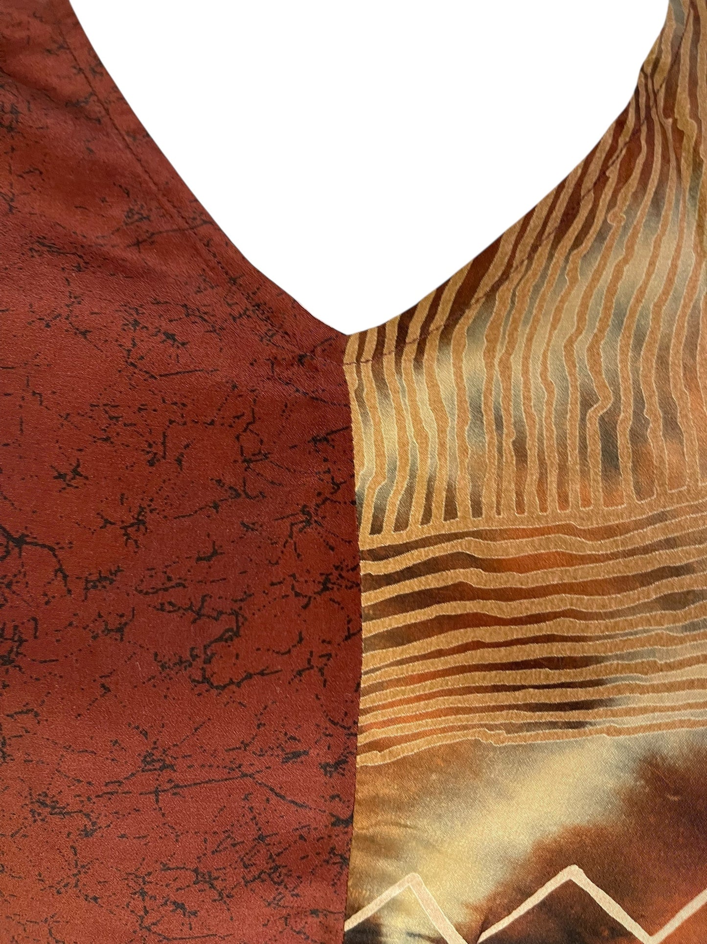 PRC6864 Avatar Pure Silk Waterfall Top - Velora