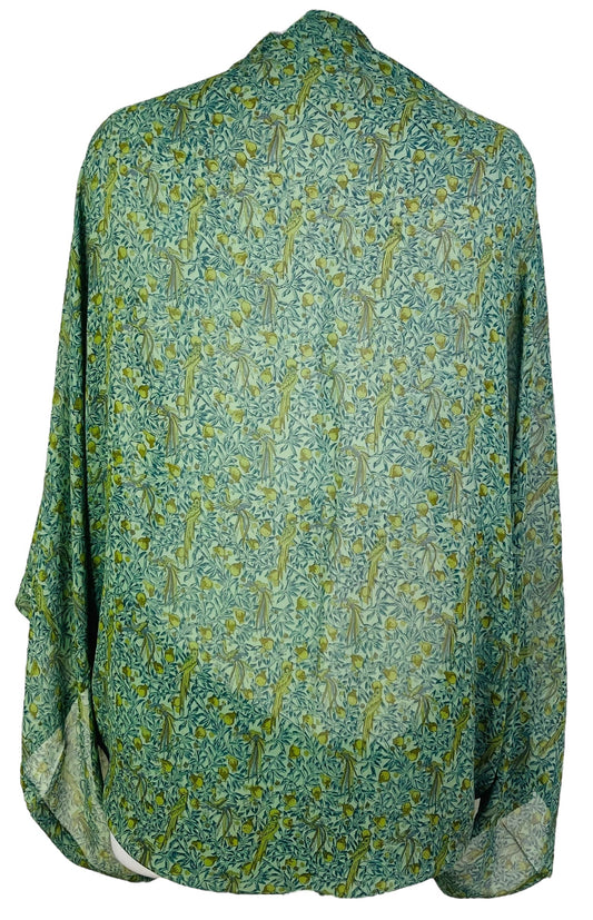 PRG7362 Sheer Avatar Pure Silk Shrug - Velora