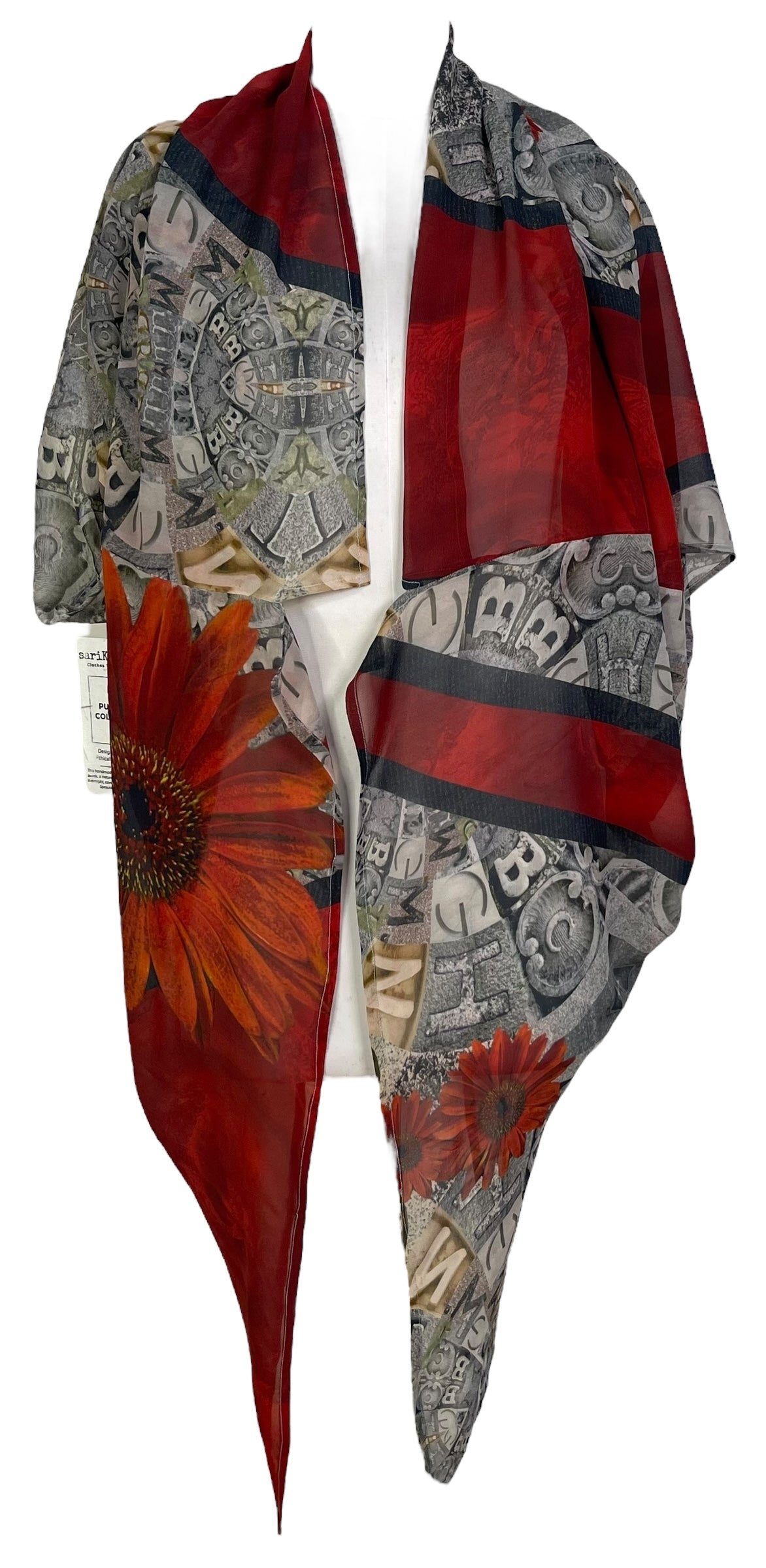 PRG6858 Sheer Avatar Pure Silk Cardigan - Velora