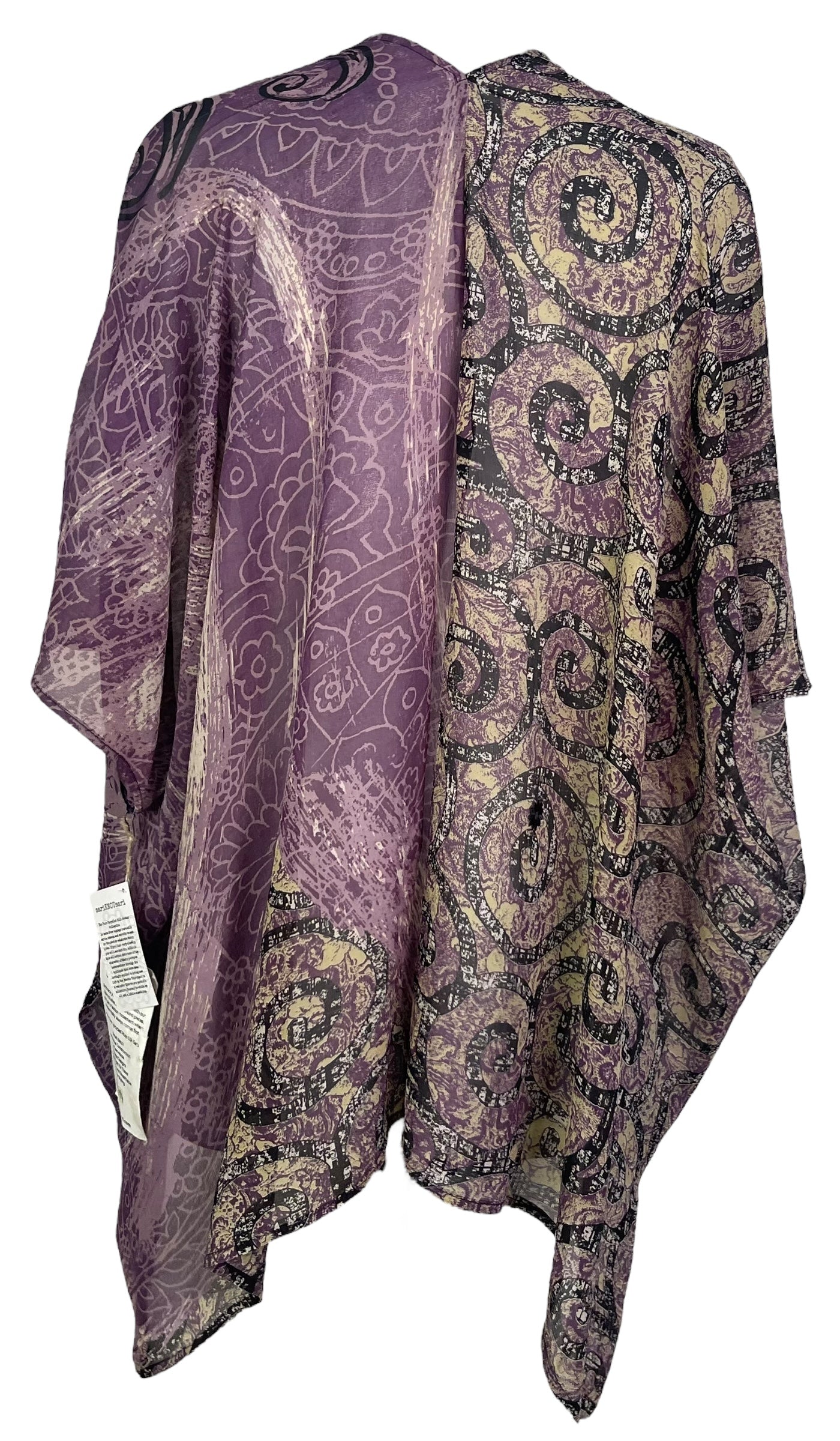 PRG7094 Sheer Avatar Pure Silk Cardigan - Velora