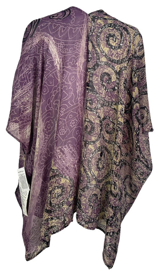 PRG7094 Sheer Avatar Pure Silk Cardigan - Velora