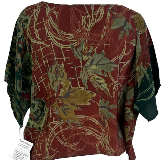 PRC6921 Avatar Pure Silk Boxy Top - Velora