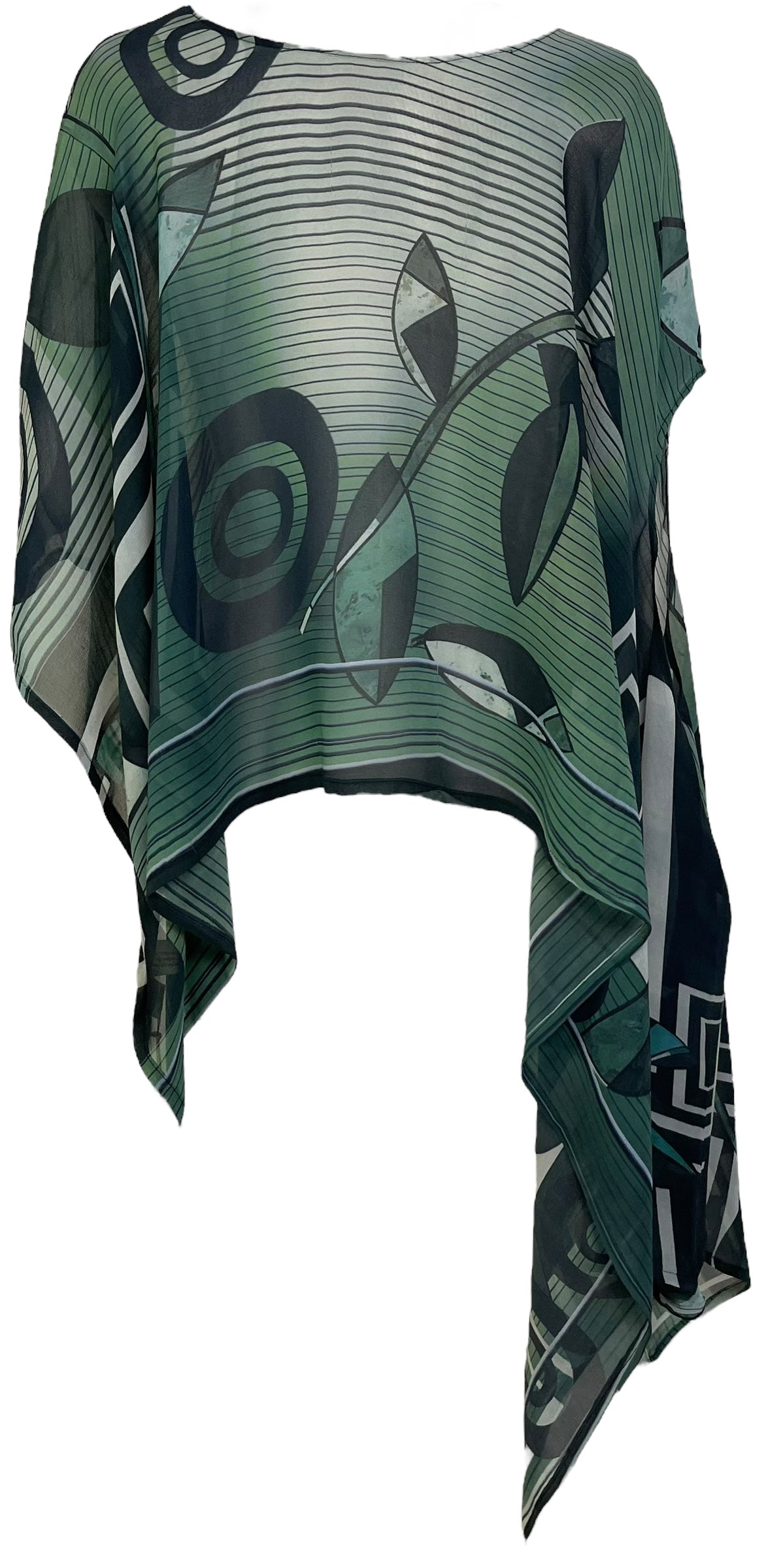PRG7132 Sheer Avatar Pure Silk Versatile Vest - Velora