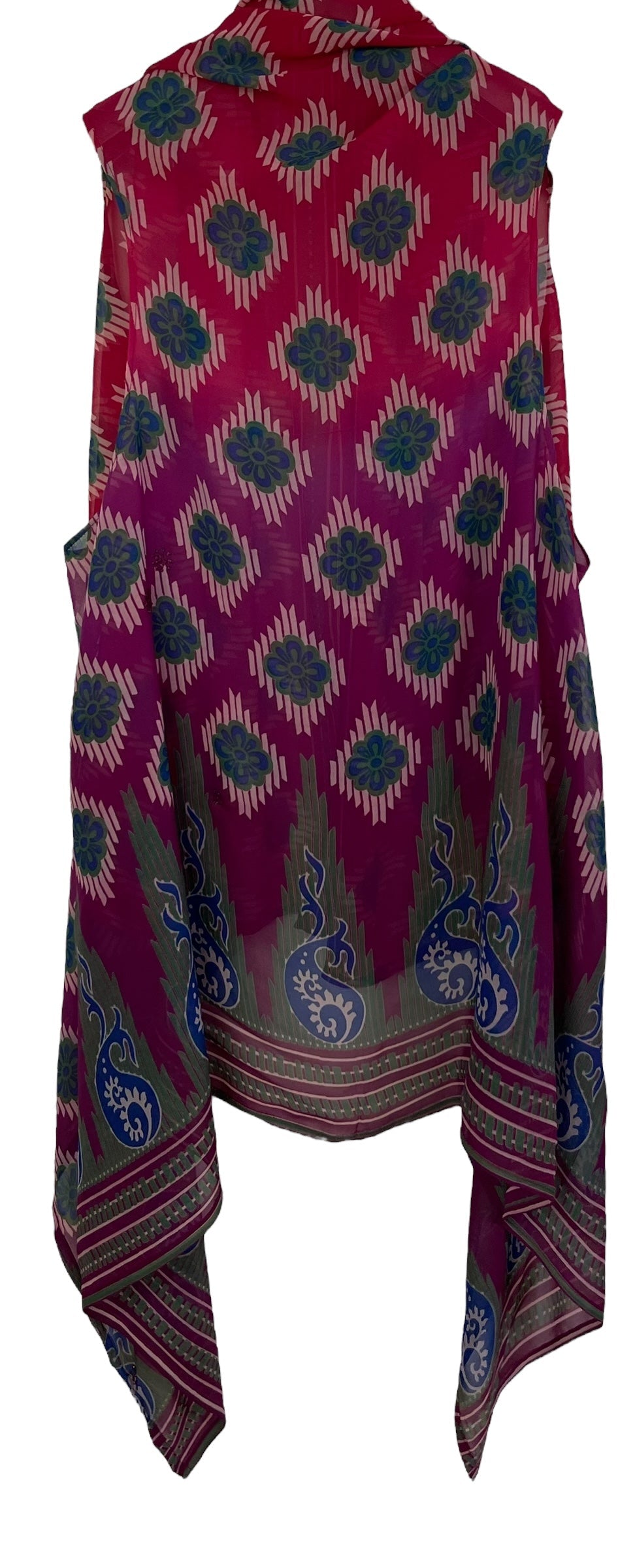 PRG6755 Sheer Avatar Pure Silk Versatile Vest - Velora