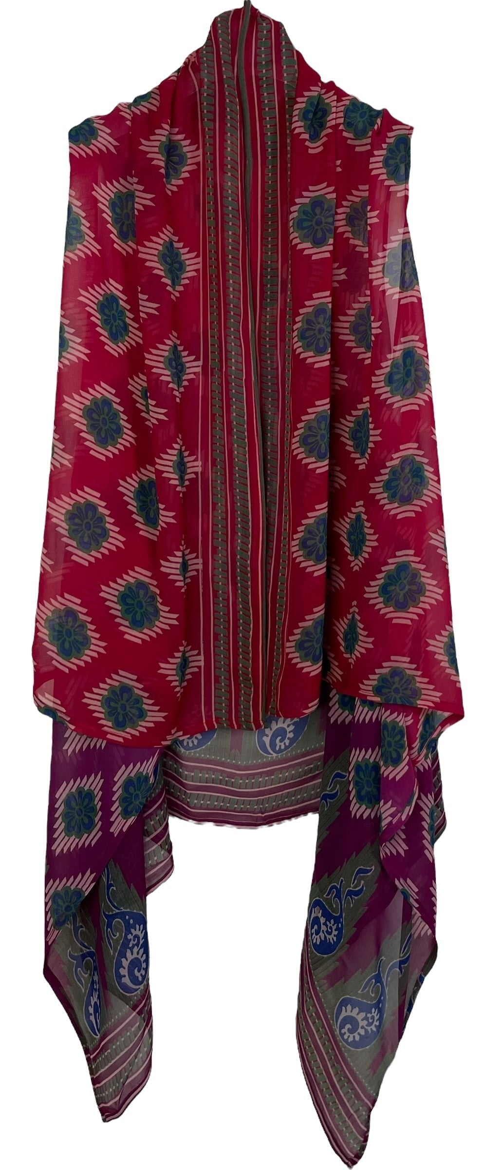 PRG6755 Sheer Avatar Pure Silk Versatile Vest - Velora