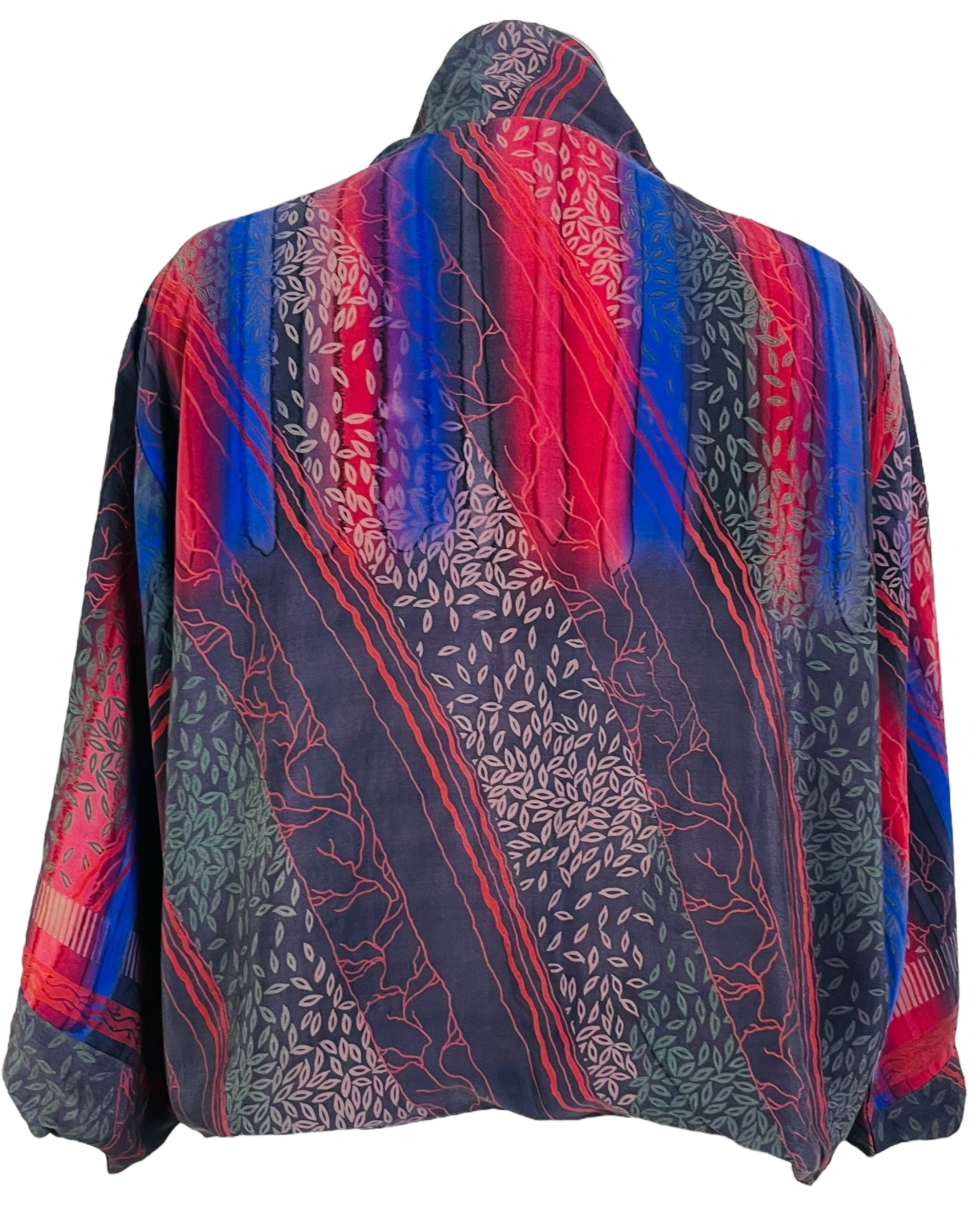 PRC7382 Avatar Reversible Pure Silk Jiva Jacket - Velora