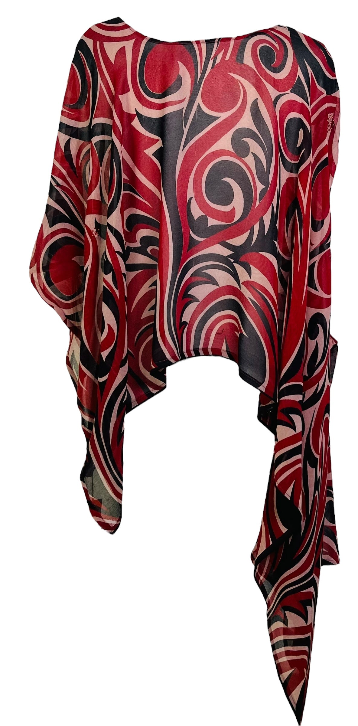 PRG6757 Sheer Wabi Sabi Pure Silk Versatile Vest - Velora