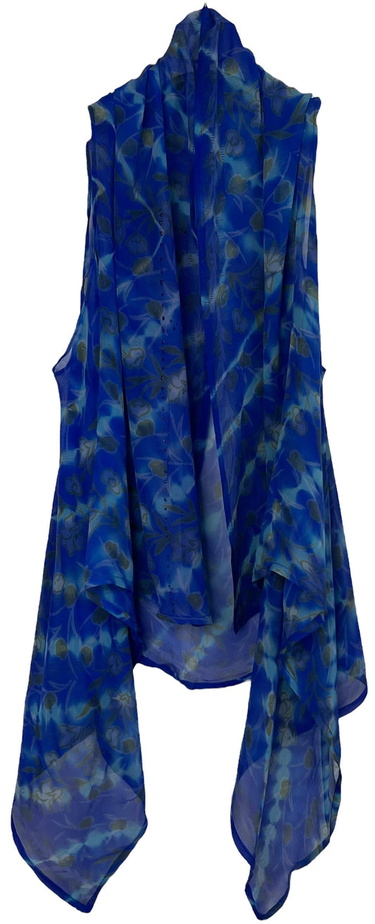 PRG6956 Sheer Avatar Pure Silk Versatile Vest - Velora