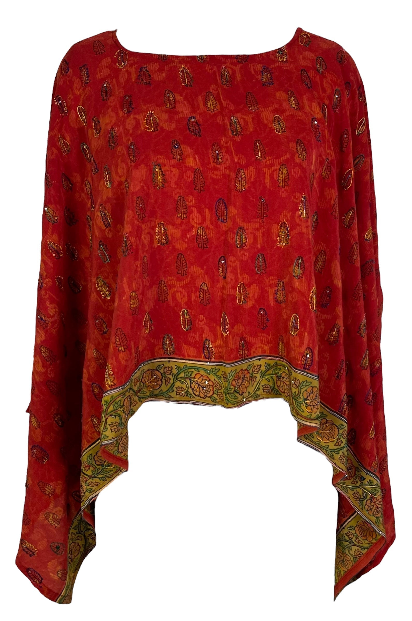 PRC6838 Avatar Pure Silk Capelet Poncho - Velora
