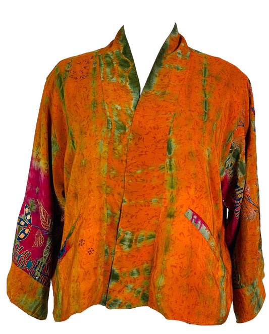 PRC7382 Avatar Reversible Pure Silk Jiva Jacket - Velora