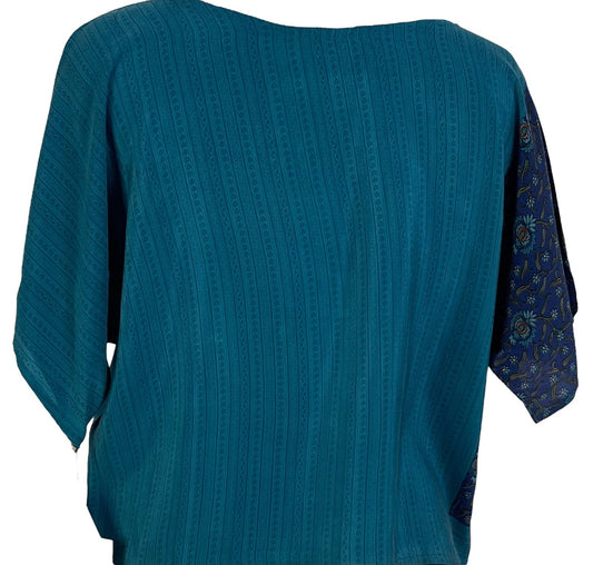 PRC6927 Avatar Pure Silk Boxy Top - Velora