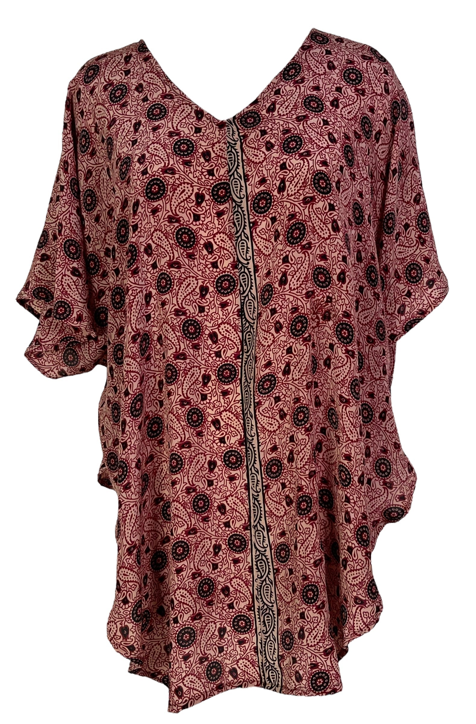 PRC6975 Avatar Pure Silk Waterfall Top - Velora