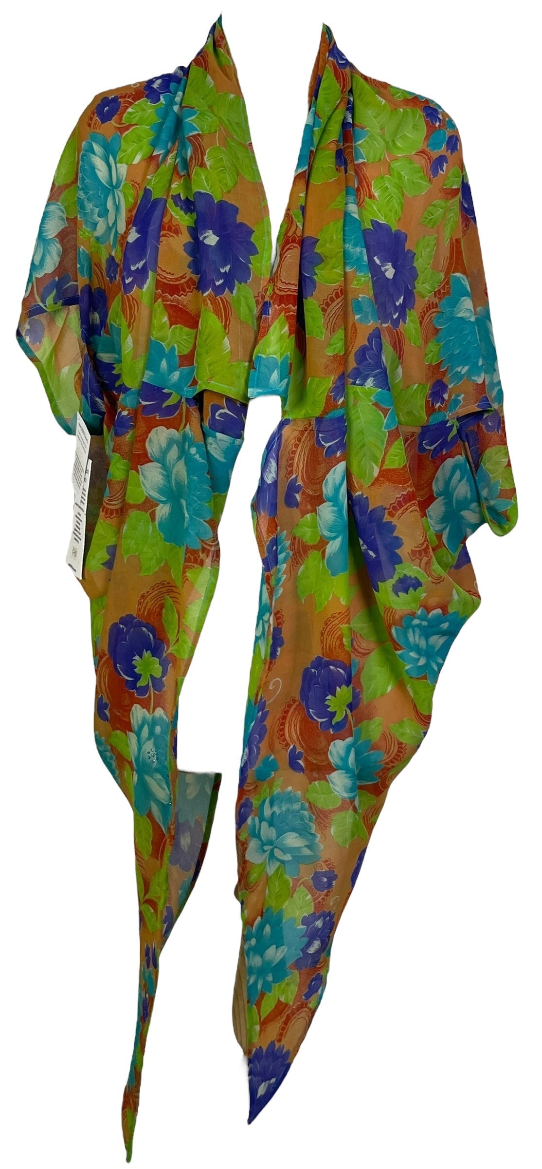 PRG7105 Sheer Avatar Pure Silk Cardigan - Velora