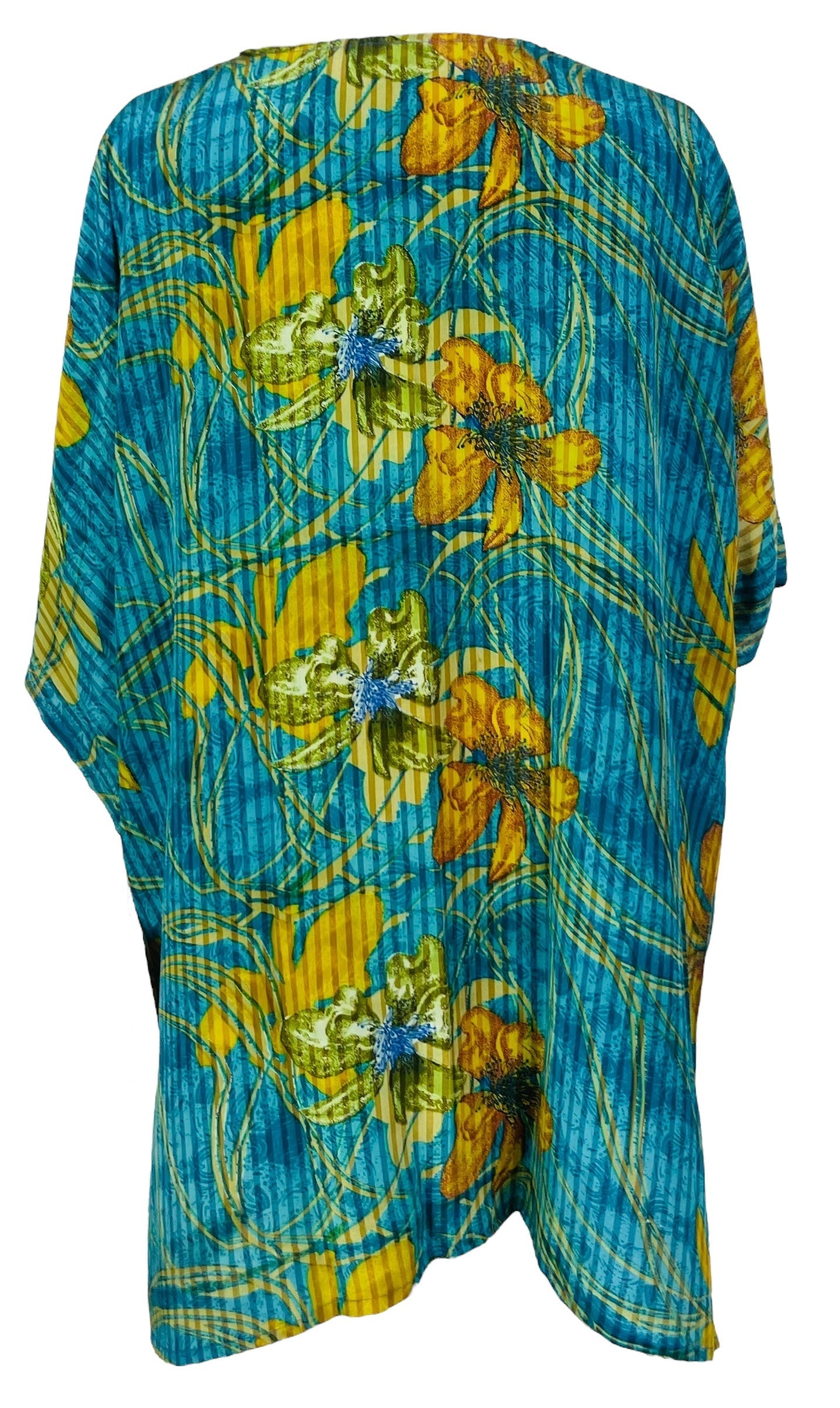PRC7514B Avatar Pure Silk Kimono-Sleeved Jacket with Belt - Velora