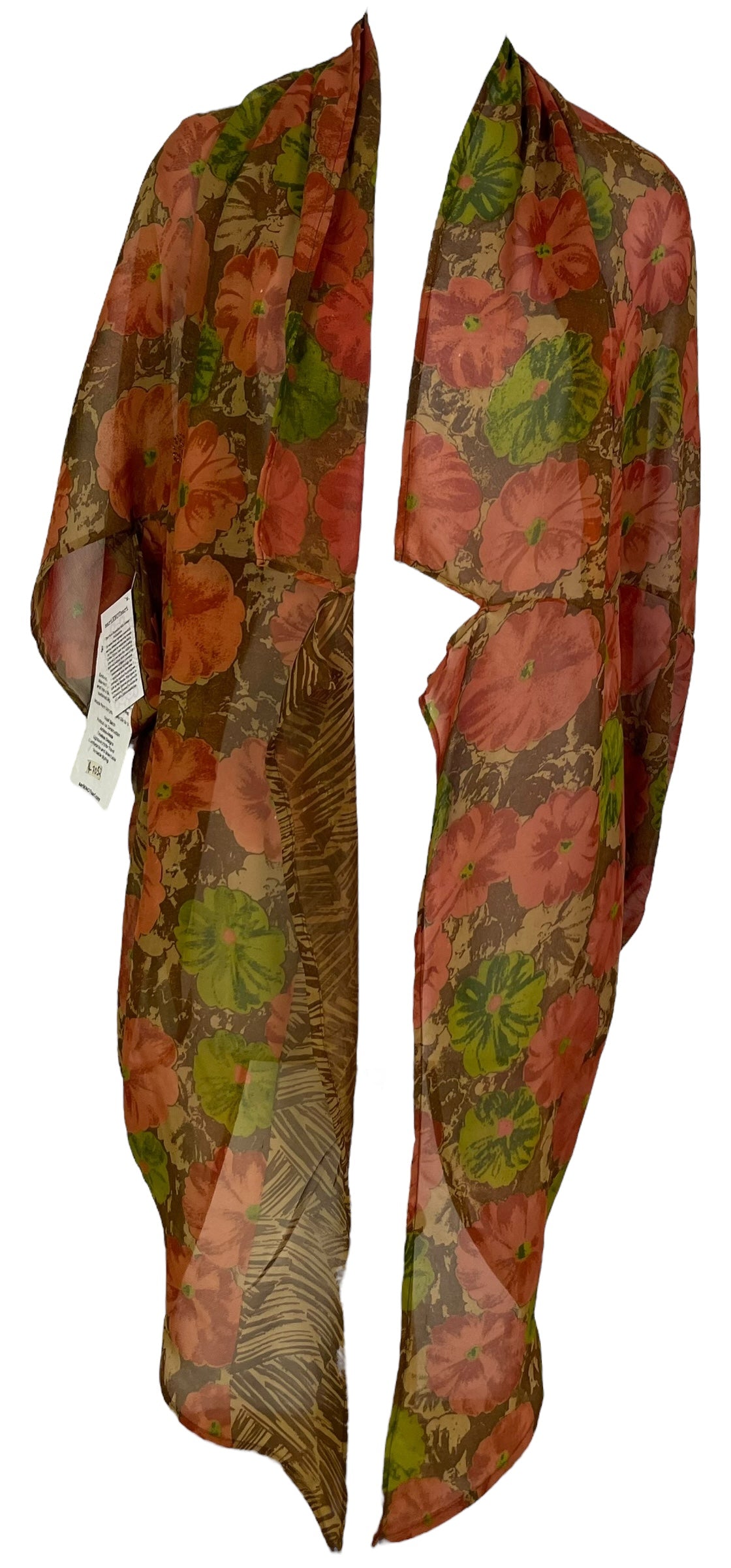 PRG7052 Sheer Avatar Pure Silk Cardigan - Velora