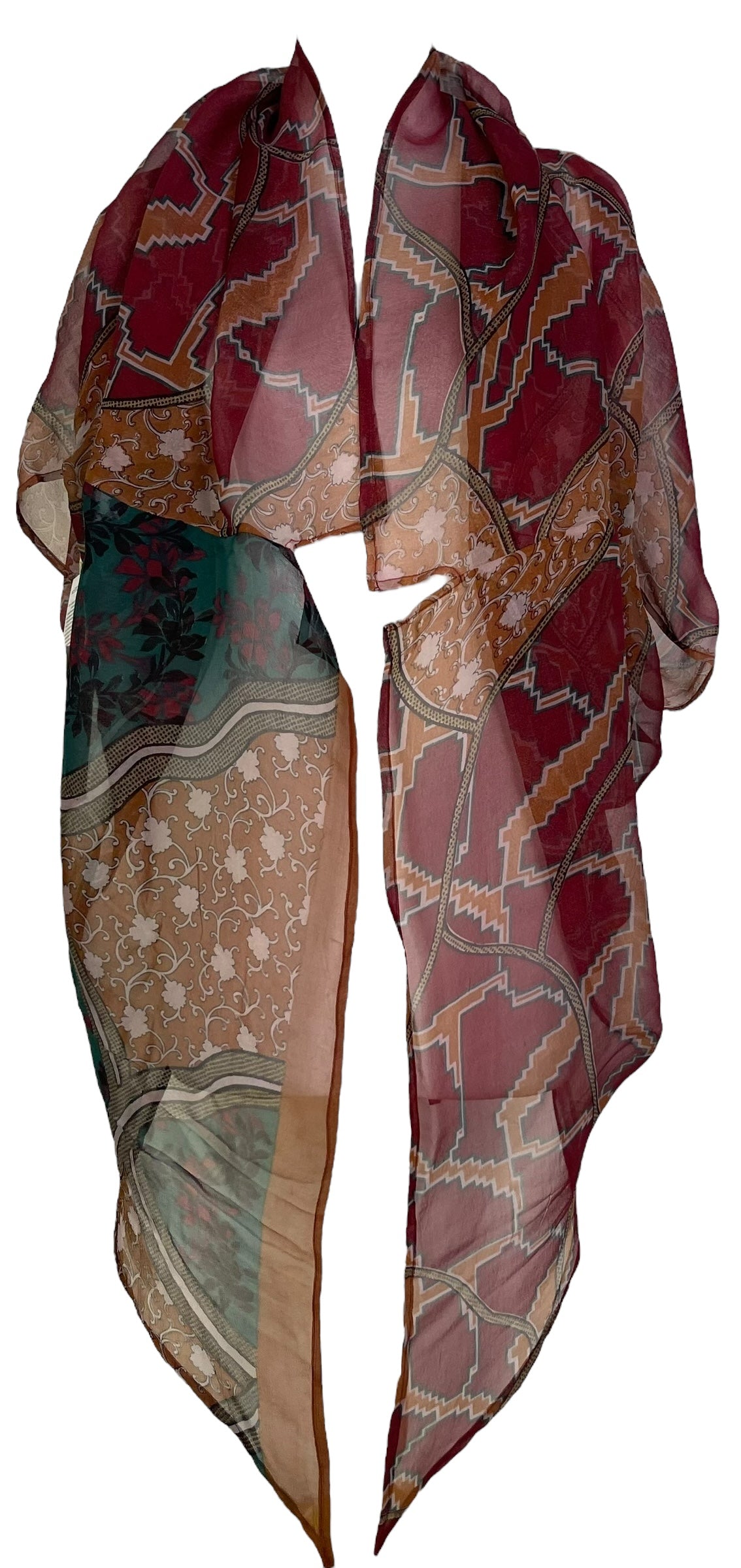 PRG6856 Sheer Avatar Pure Silk Cardigan - Velora