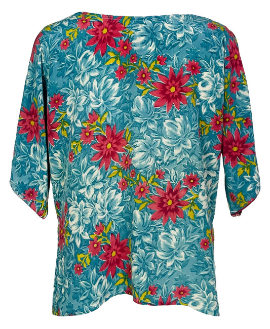 PRC6699 Avatar Pure Silk Side Slit Top - Velora