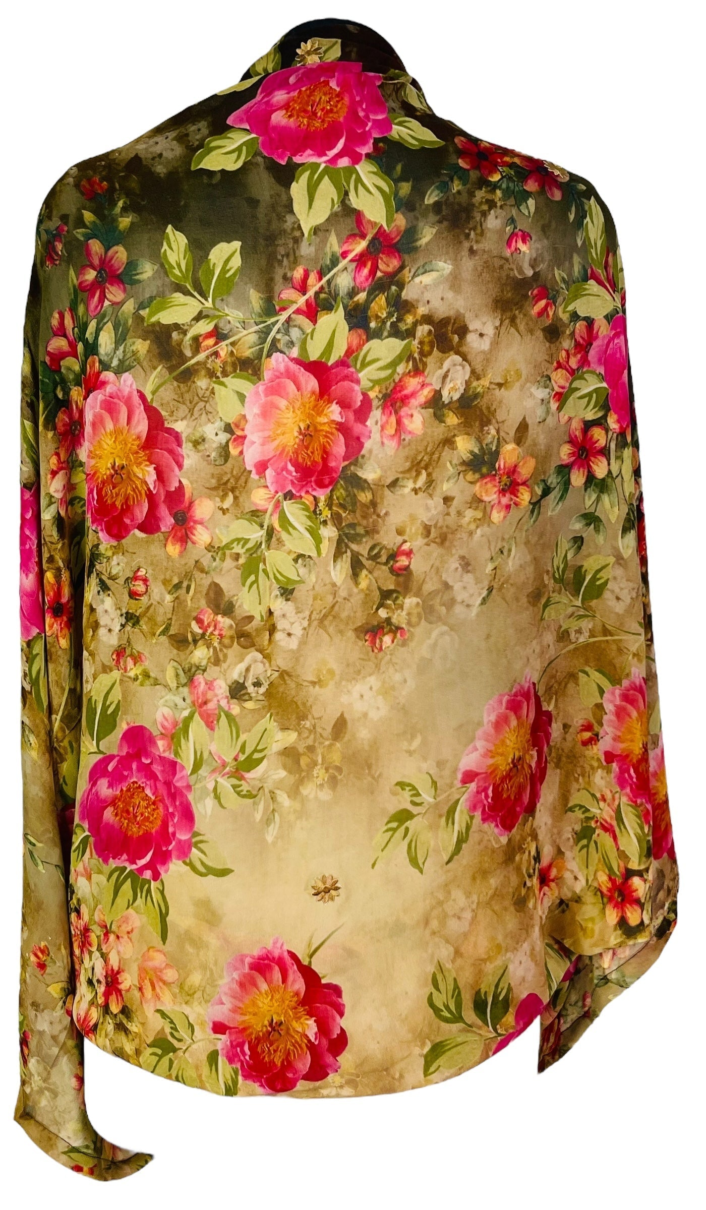 PRG7356 Sheer Avatar Pure Silk Shrug - Velora