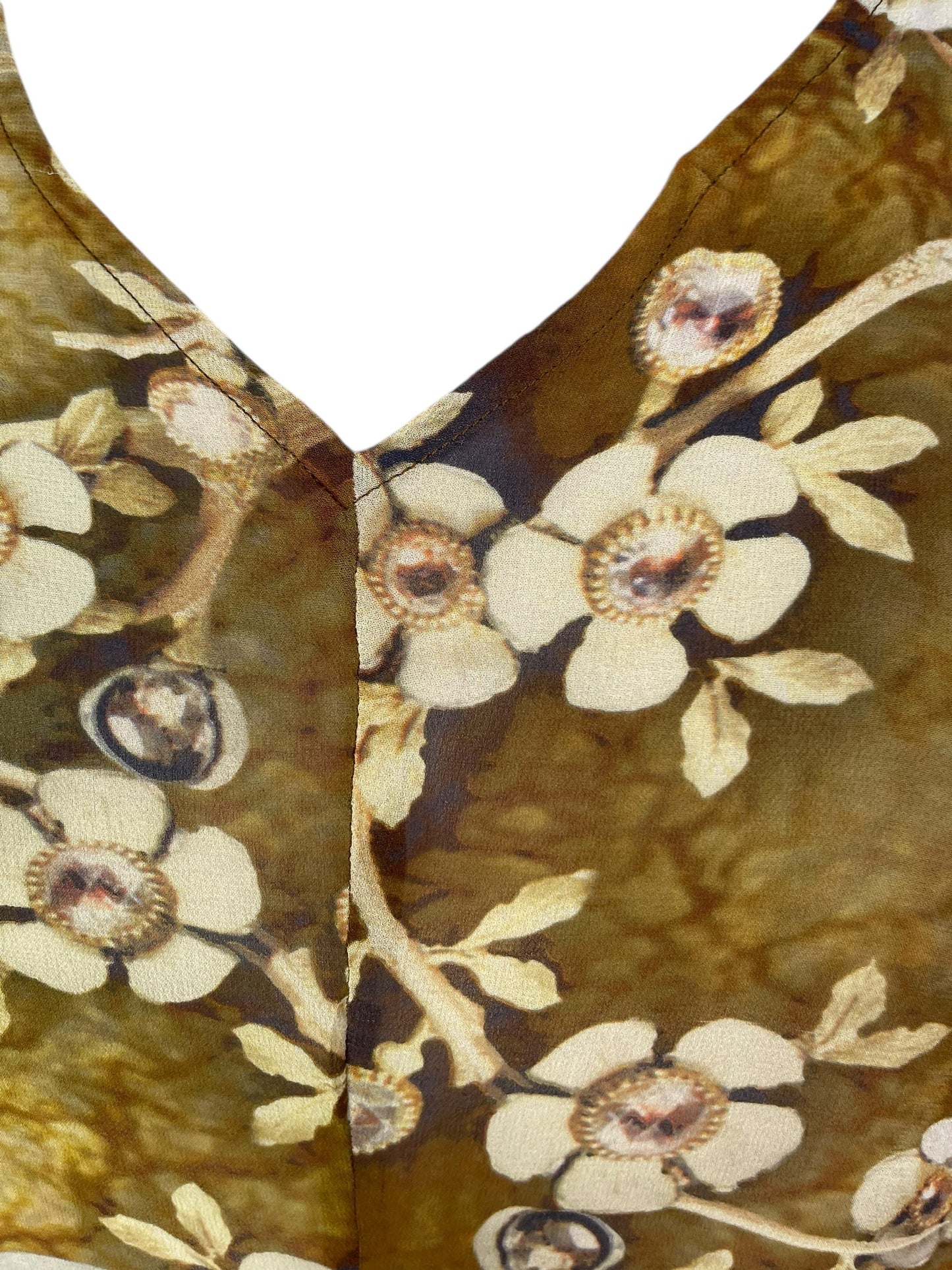 PRG7060 Sheer Avatar Pure Silk Waterfall Top - Velora