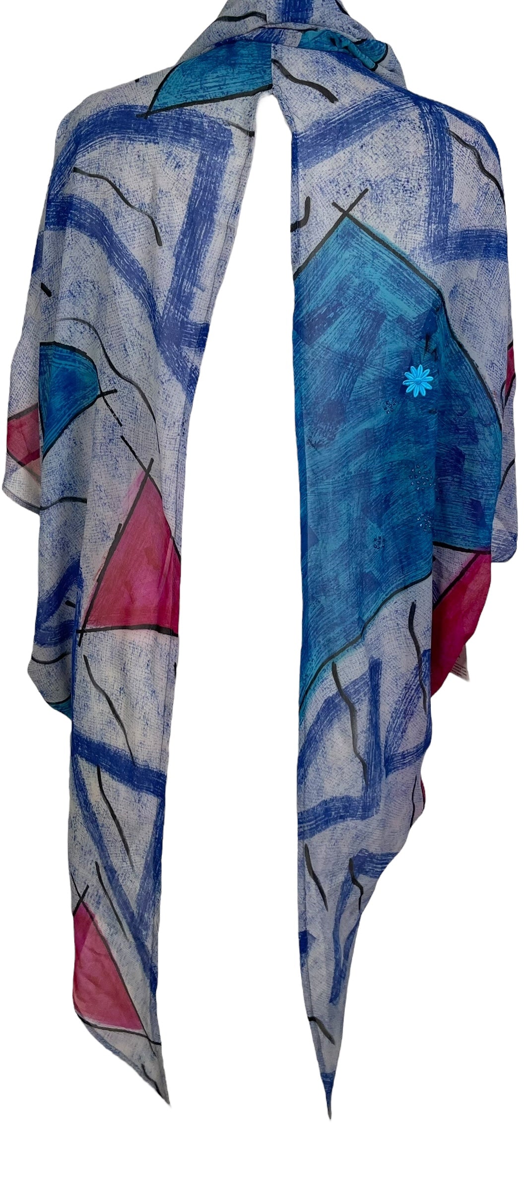 PRG7270 Sheer Avatar Pure Silk Cardigan - Velora