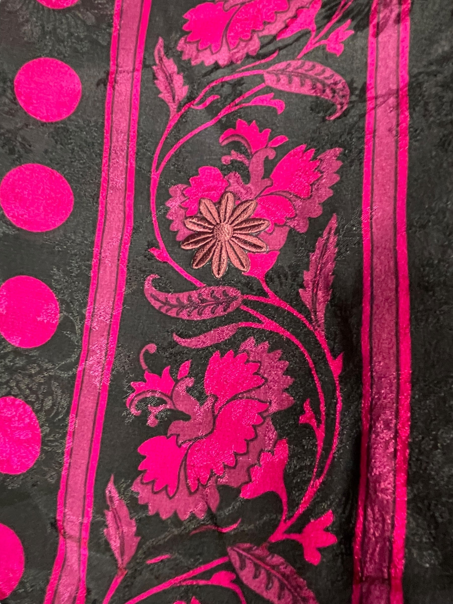 PRC7504 Avatar Pure Silk Short Kaftan Tunic with Slits - Velora