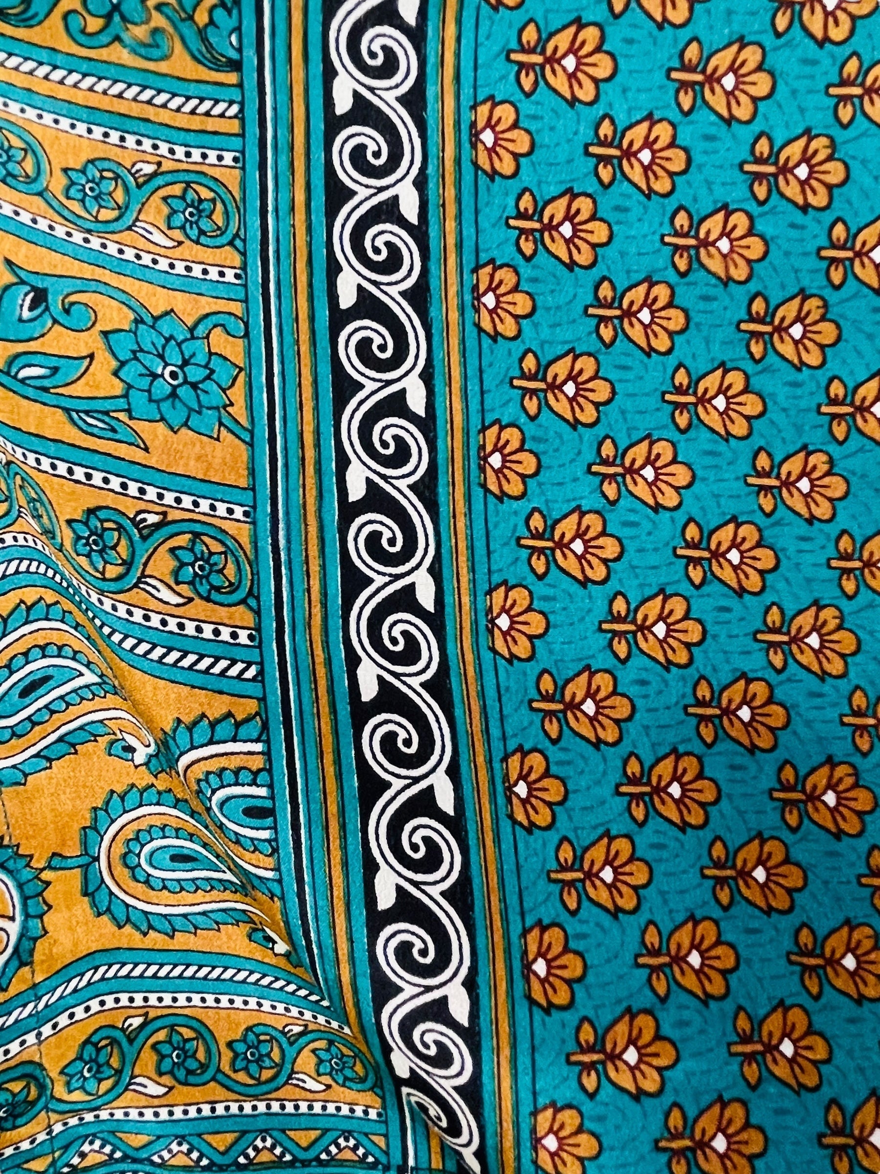 PRC7612 Avatar Pure Silk Long Tunic with Side Ties - Velora
