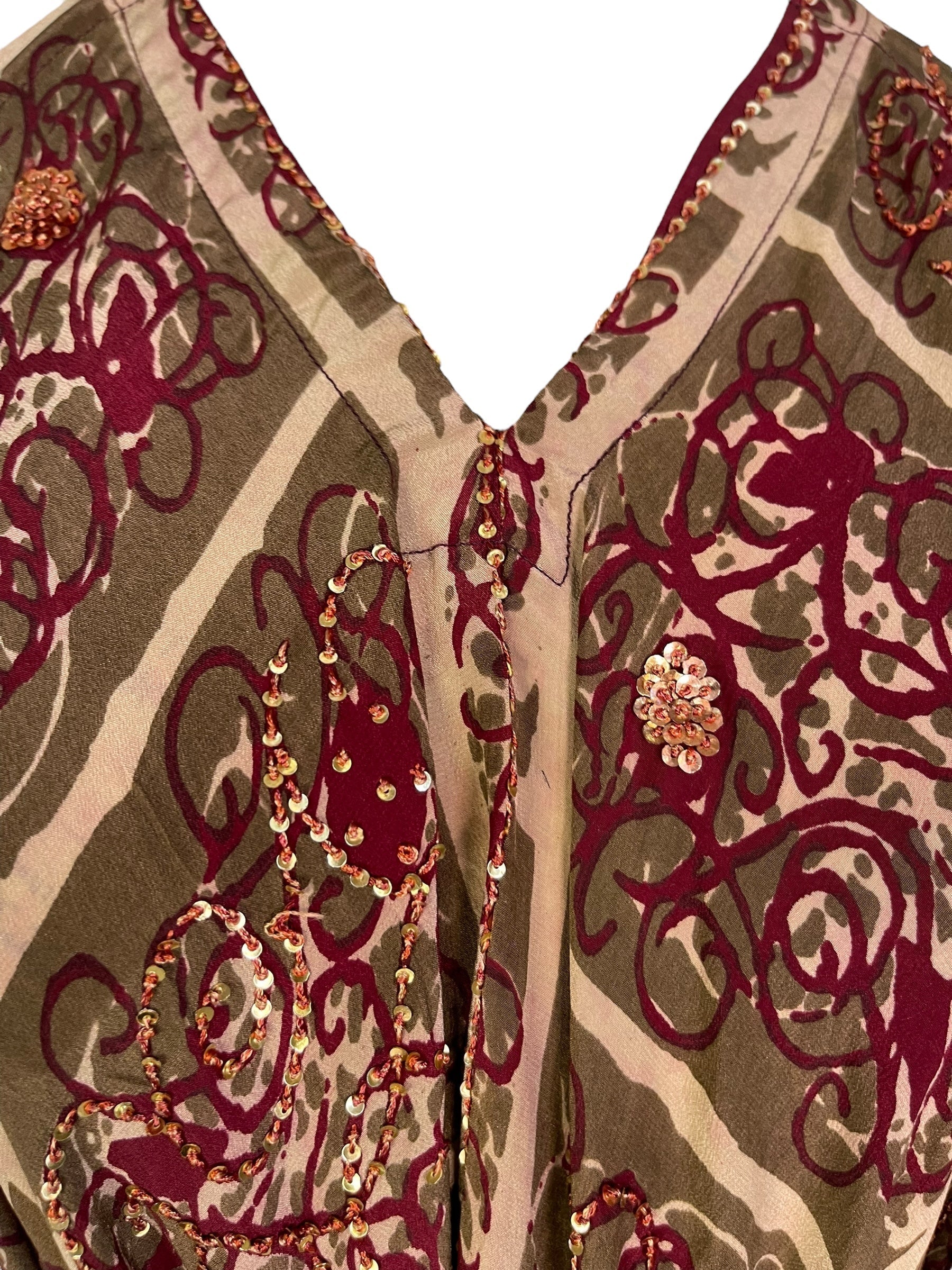 PRC7229 Avatar Pure Silk Maxi Dress with Belt - Velora