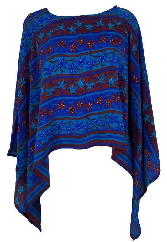 PRC6911 Avatar Pure Silk Capelet Poncho - Velora