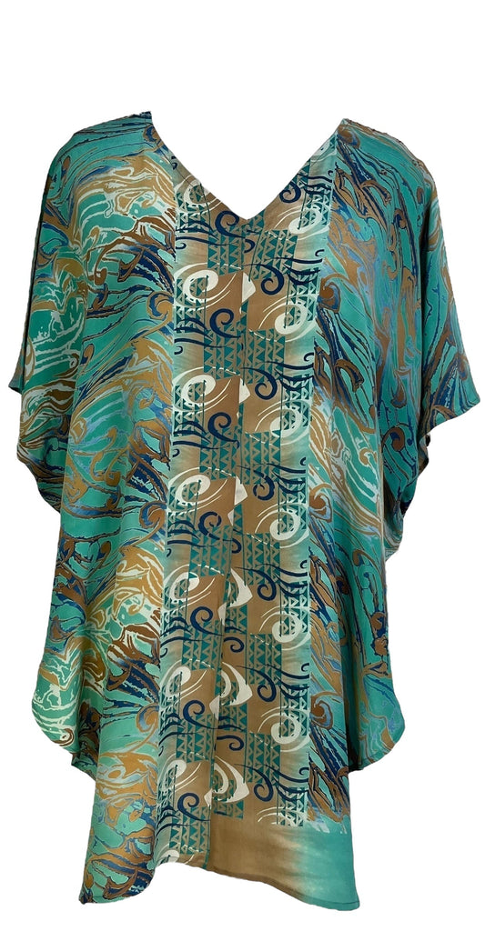 PRC6984 Avatar Pure Silk Waterfall Top - Velora