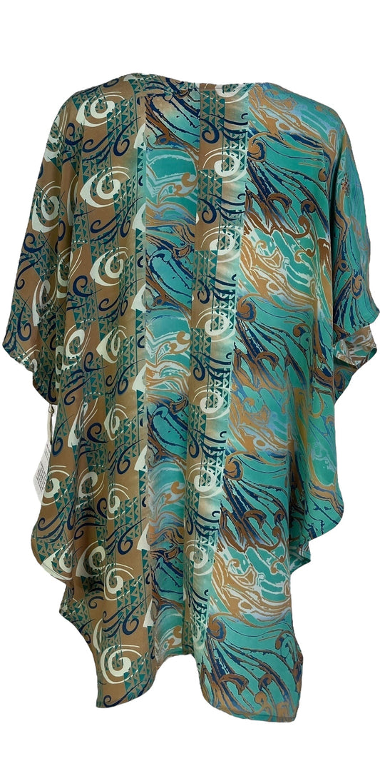 PRC6984 Avatar Pure Silk Waterfall Top - Velora