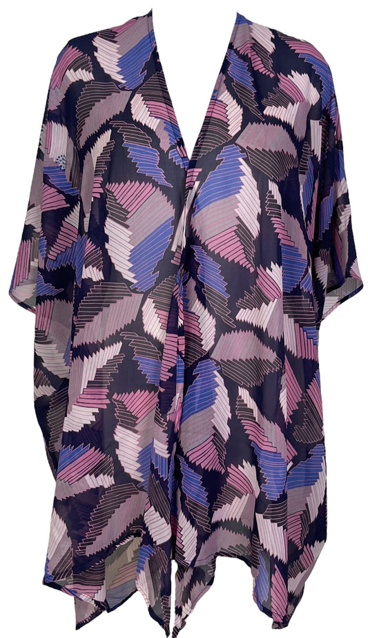 PRG7044 Sheer Avatar Pure Silk Cardigan - Velora