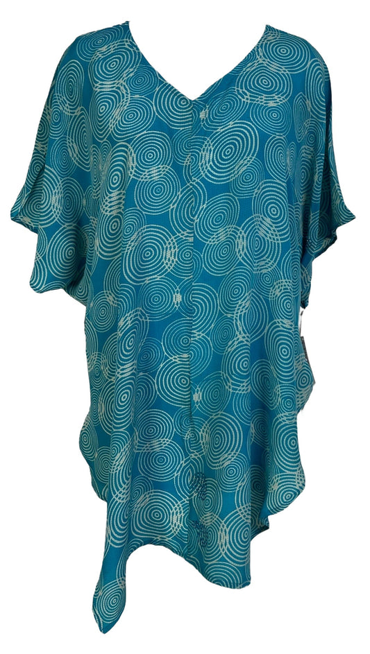 PRC6998 Avatar Pure Silk Waterfall Top - Velora