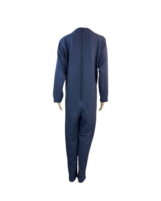 Casual Adaptive Jumpsuit, Navy Adaptive Comfort Clothing