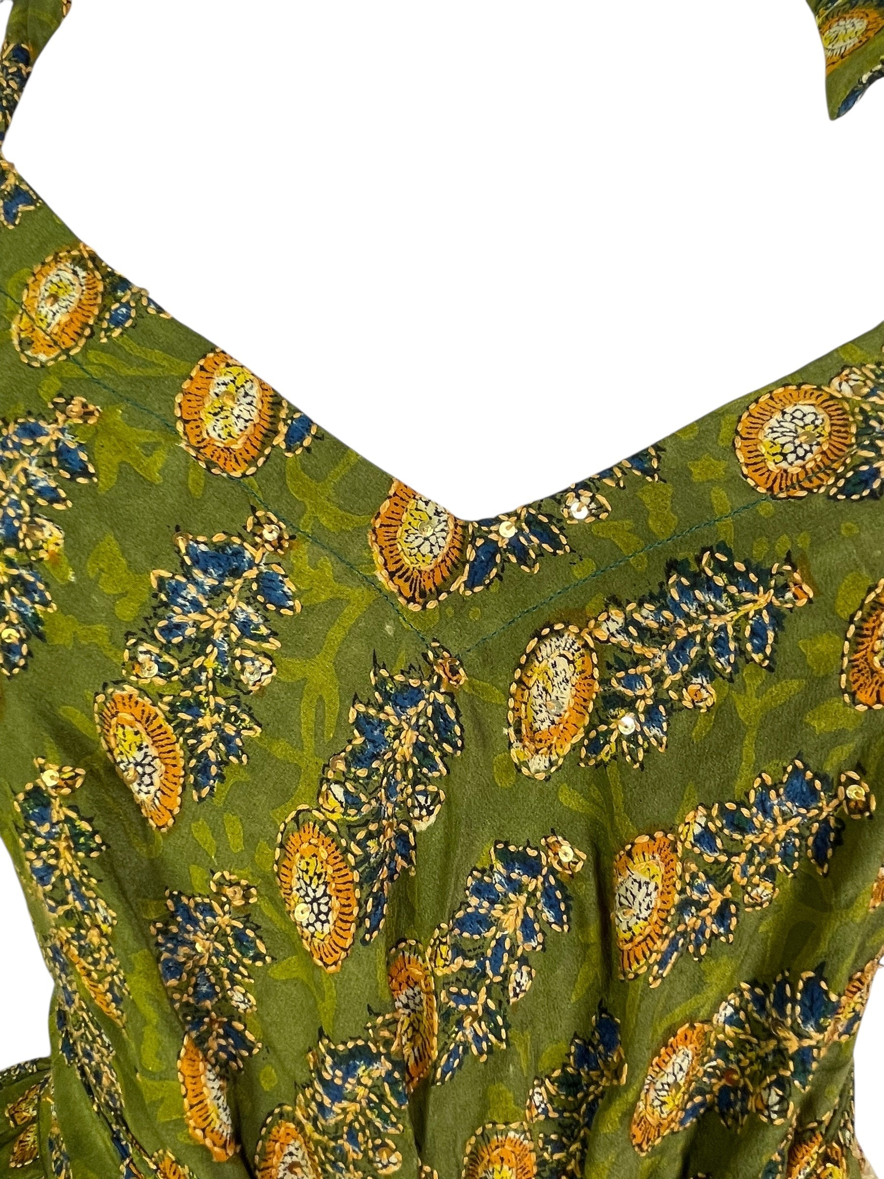 PRC7759 Avatar Pure Silk Maxi Dress with Belt - Velora