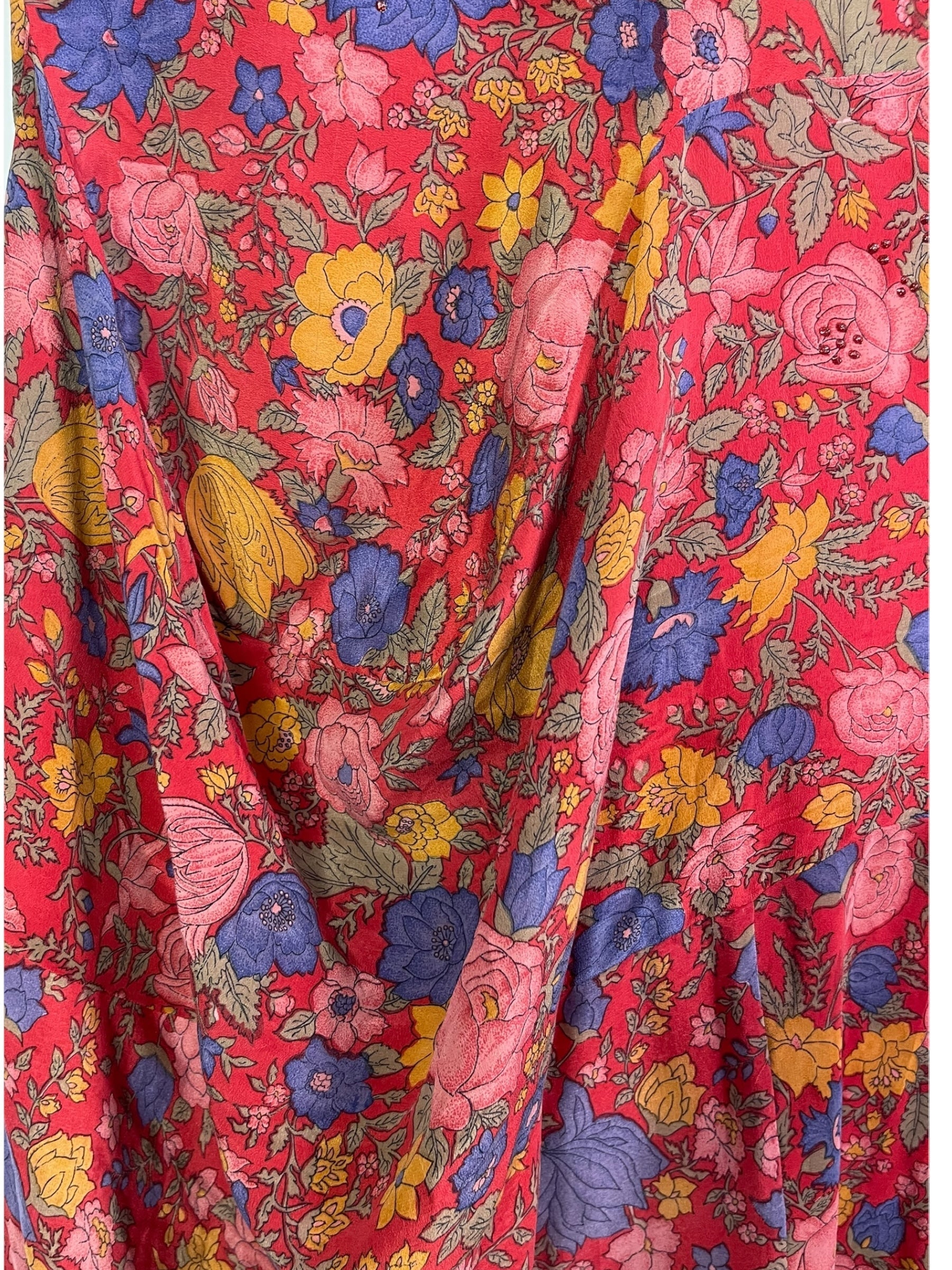 PRC7164 Avatar Pure Silk Sculptural Long Tunic Dress - Velora