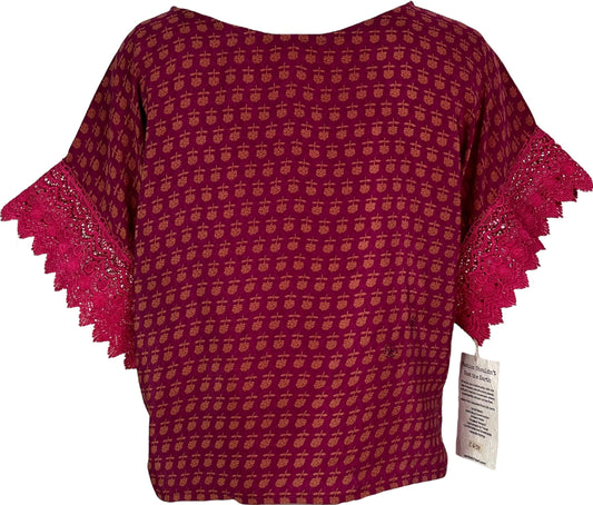 PRC6159 Avatar Pure Silk Boxy Top - Velora