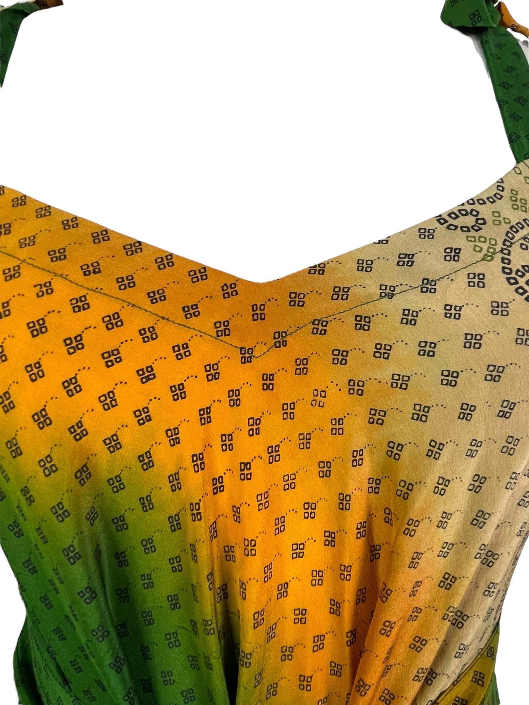 PRC7667 Avatar Pure Silk Maxi Dress with Belt - Velora