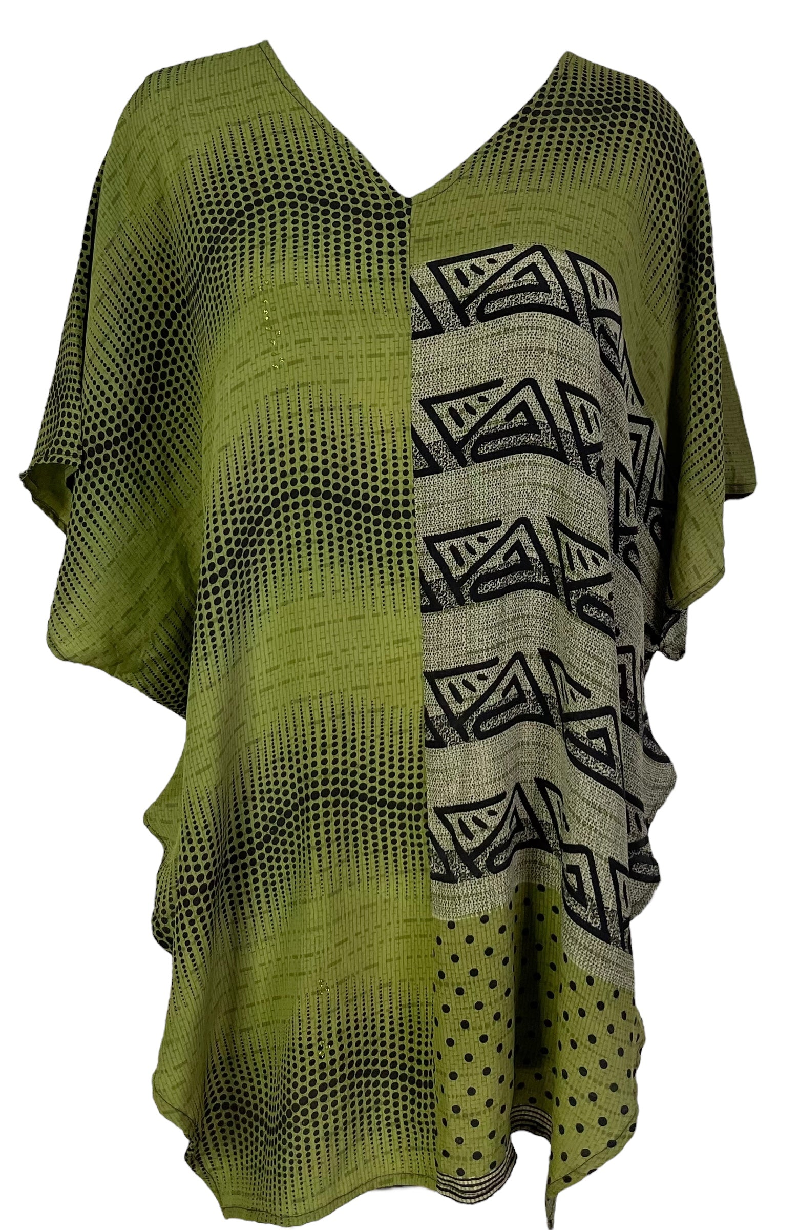 PRC6863 Avatar Pure Silk Waterfall Top - Velora
