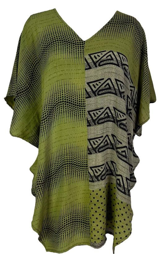 PRC6863 Avatar Pure Silk Waterfall Top - Velora