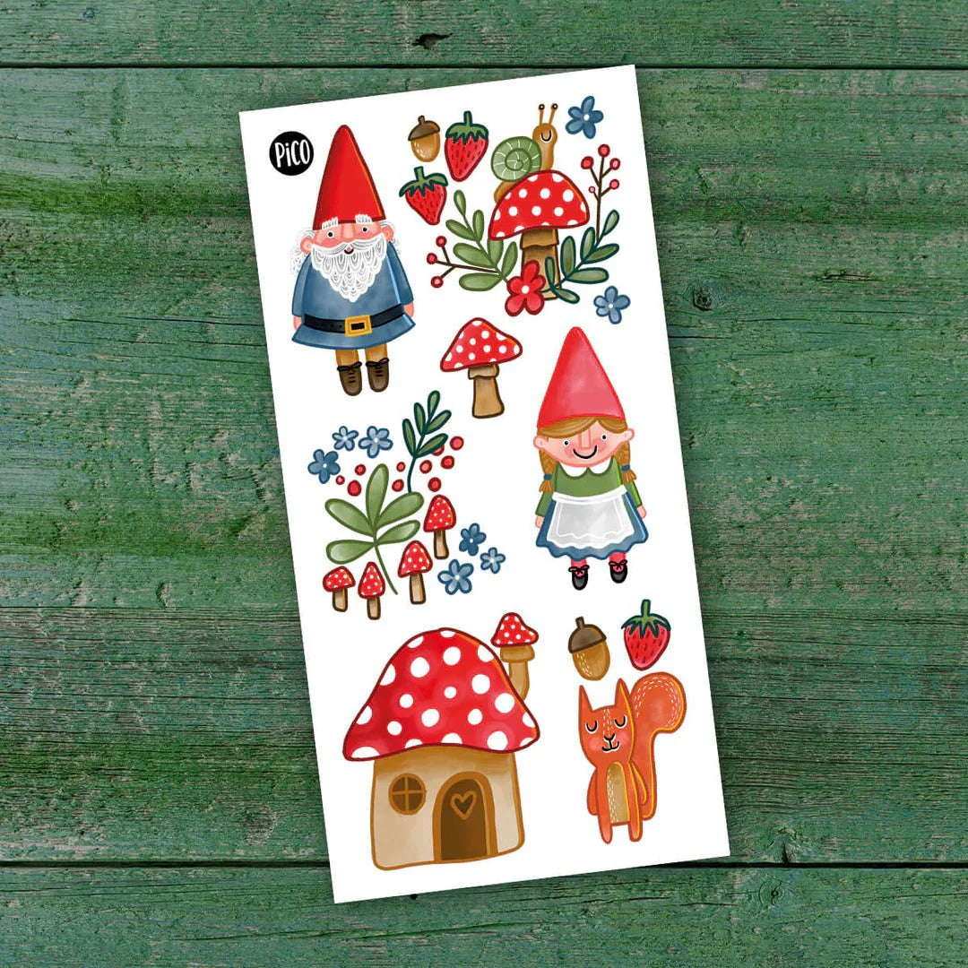 Pico tattoo Les copains du jardins - Velora Luxury Fashion