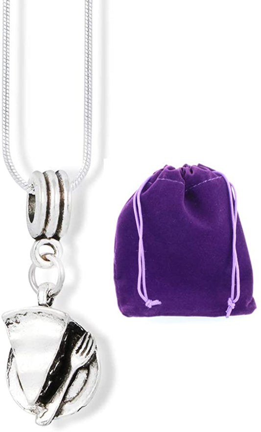 Pie Necklace | Baking Gifts for Women who Love to Bake and make Great Gifts for People that Like to Cook or Bakers Gifts for Women and Cooking Gifts for Women as Housewarming Gifts for Baking Gifts - Velora Luxury Fashion