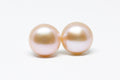 Pink Pearl Stud Earrings 10mm - Velora Luxury Fashion