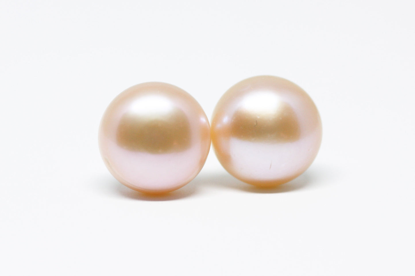 Pink Pearl Stud Earrings 10mm - Velora Luxury Fashion
