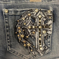 Platinum Plush Women's Cross Angel Wing Bling Shorts - Velora Luxury Fashion