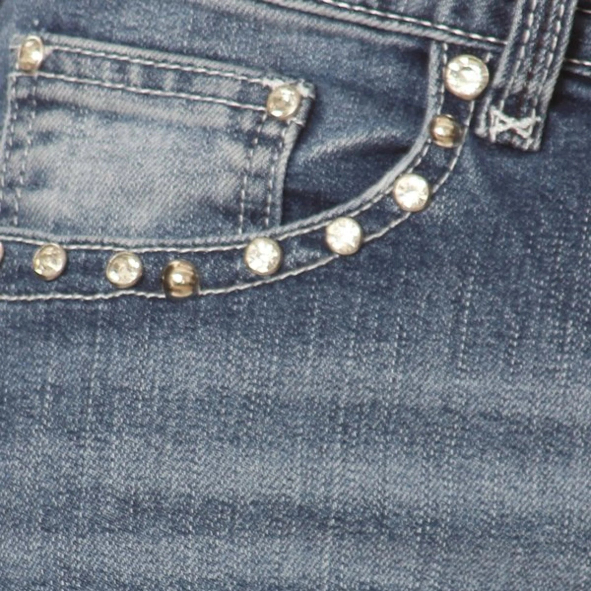 Platinum Plush Women's Rhinestone Skull & Bones Bootcut Jeans - Velora Luxury Fashion