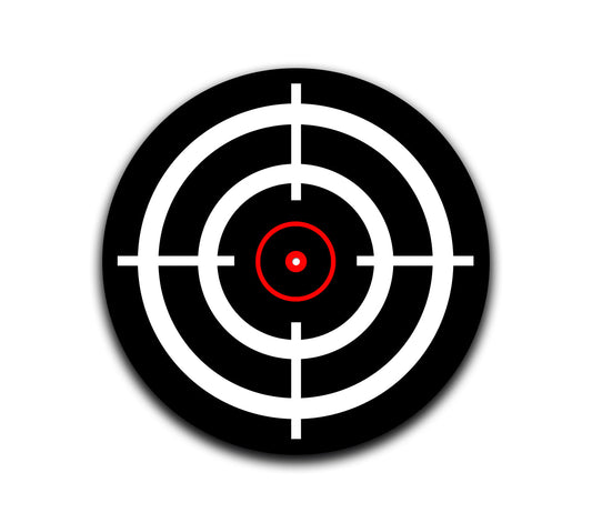 Black Crosshairs Slipmat