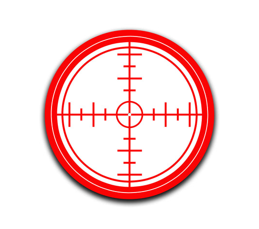 Red Crosshairs Slipmat